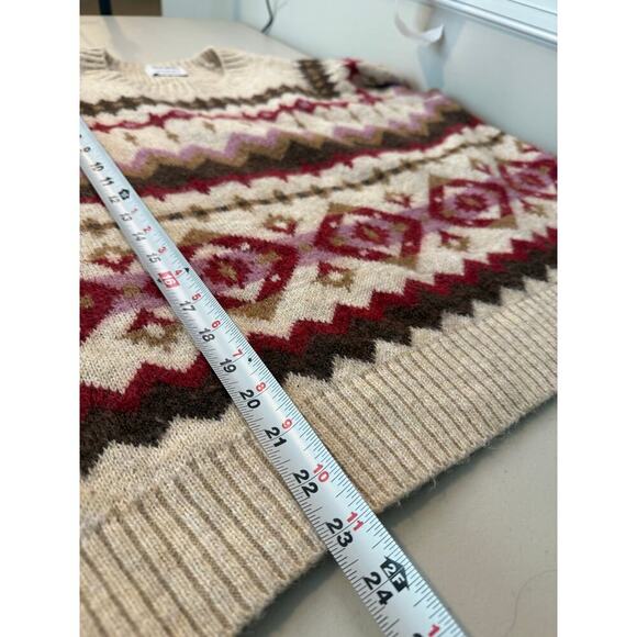 Old Navy Shaker Stitch Soft Wool Blend Pullover Sweater - Women's Size M - Picture 6 of 8